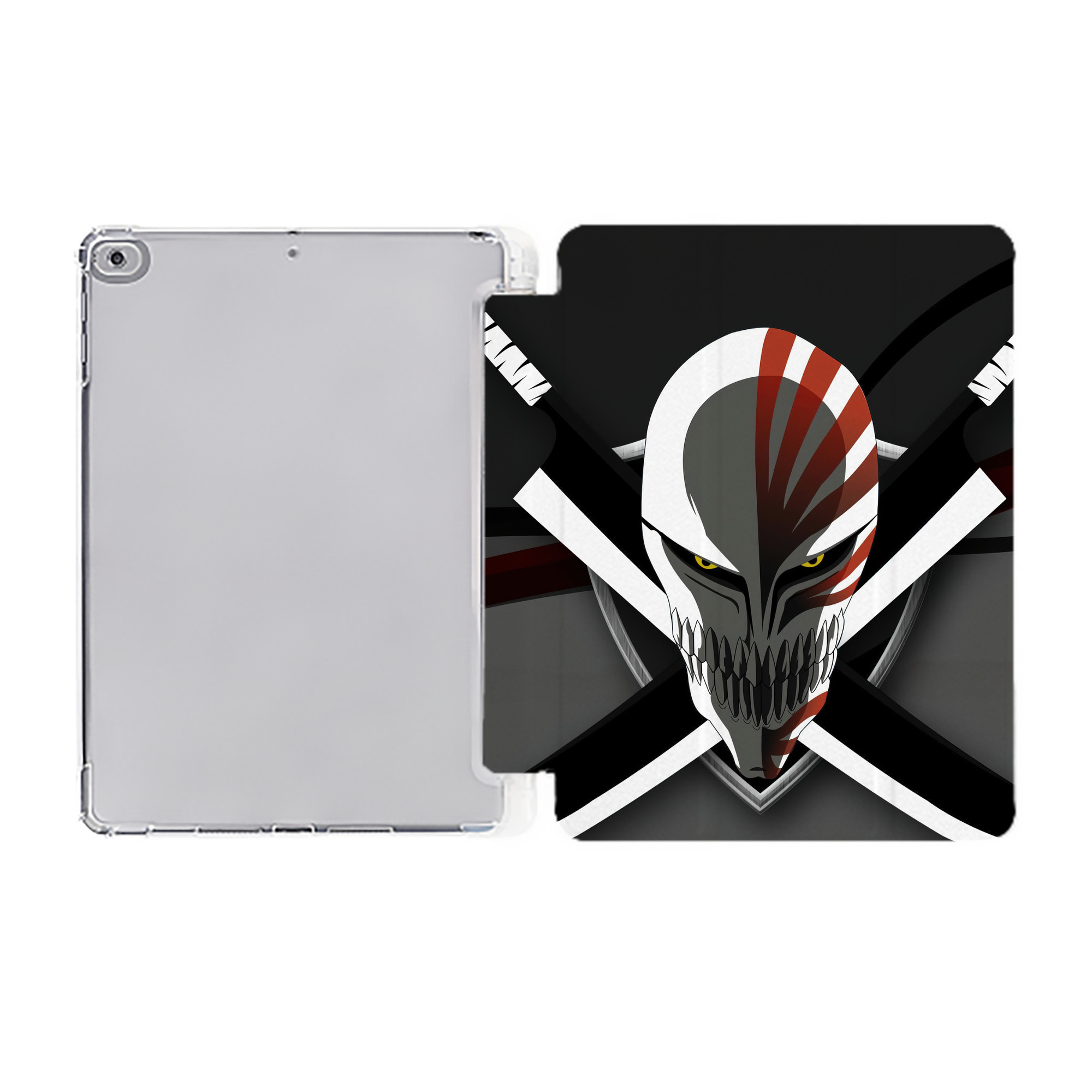 （画像用） ブリーチ BLEACH IPad ケース ペン収納付き 三つ折りスタンド PUレザー×シリコン 対応機種9.5/10.5/10.9インチ